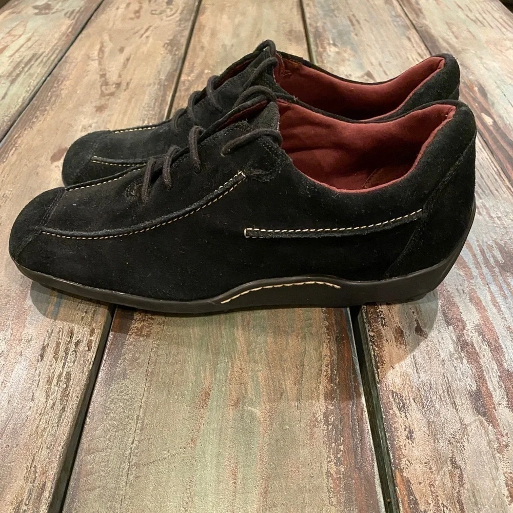 Aerosoles Patchmaker Suede Nubuck Leather Comfort Oxfords Shoes Womens Size 9